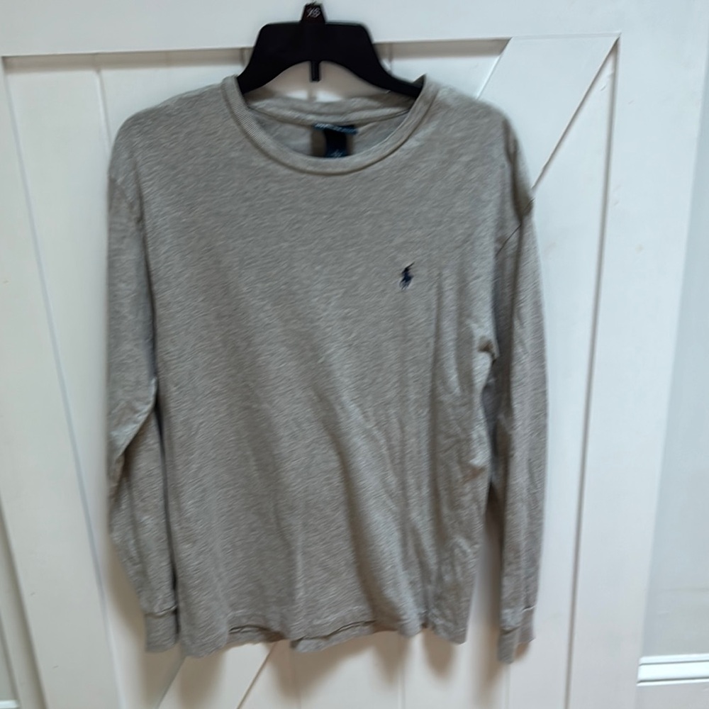 Polo by Ralph Lauren Gray Long Sleeve Tee